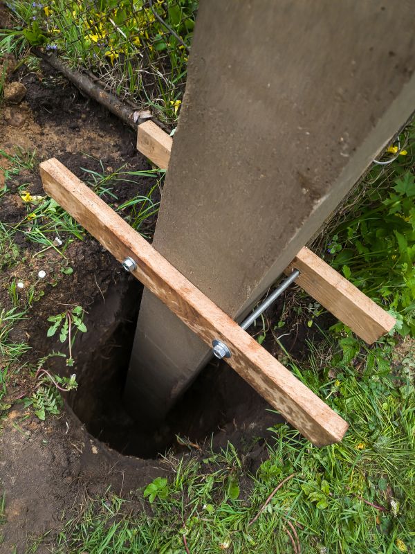 Fence Post Repair