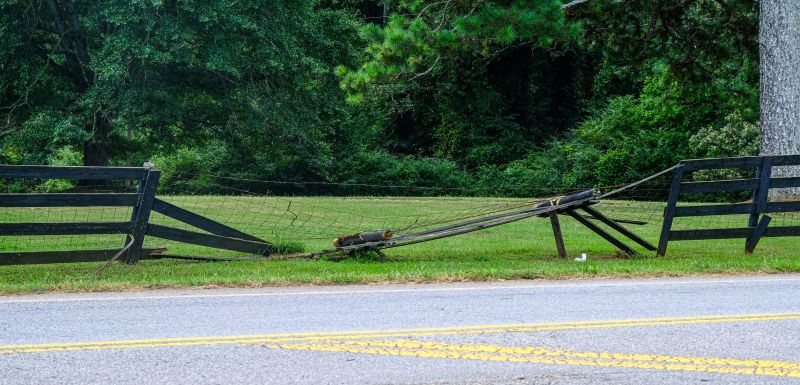 Fence Post Repair