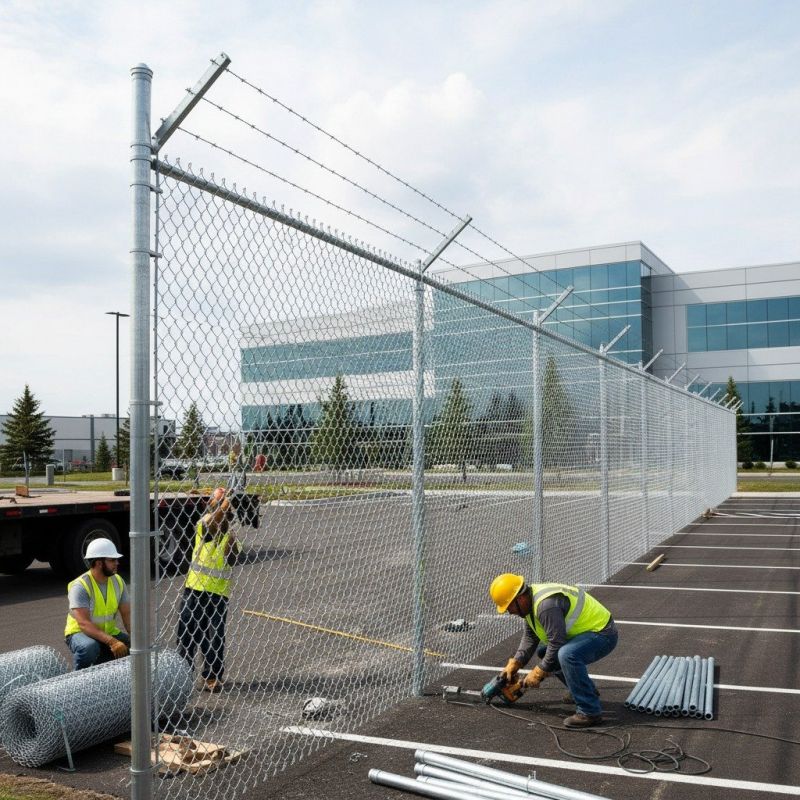 Metal Fence Installation